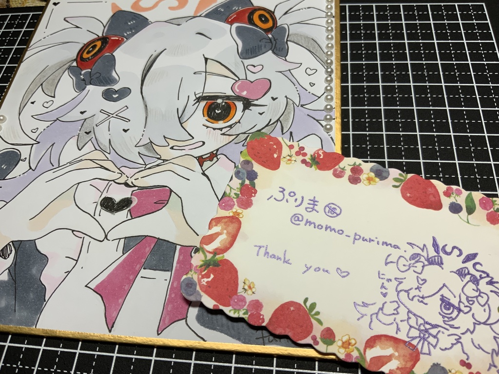 ブルアカ【カノエ】ちゃんのミニ色紙