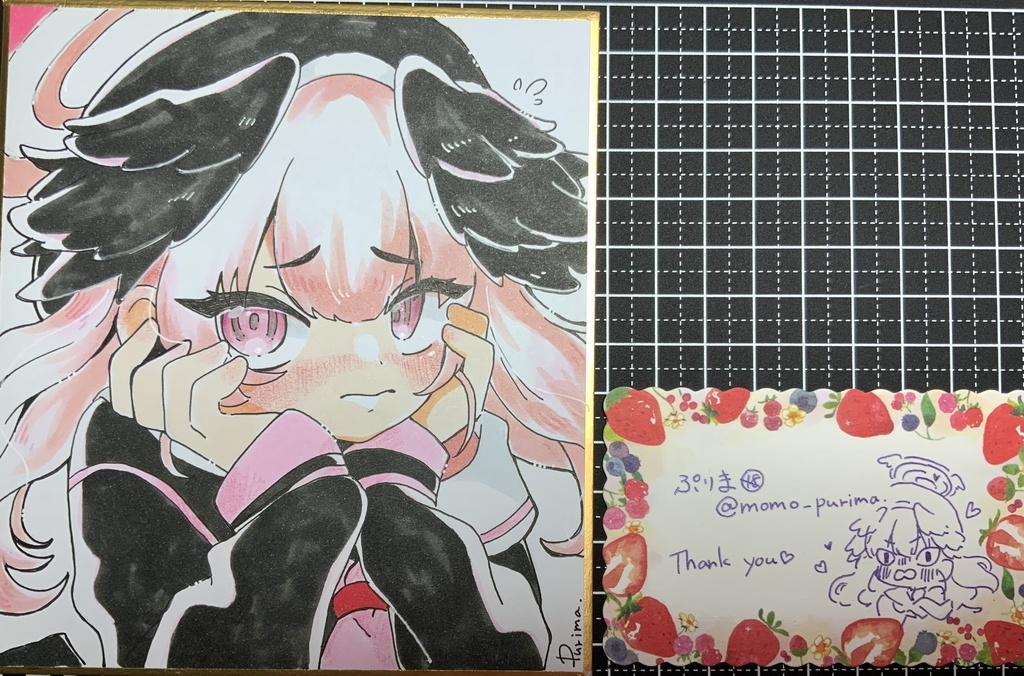 ブルアカ【コハル】ちゃんミニ色紙