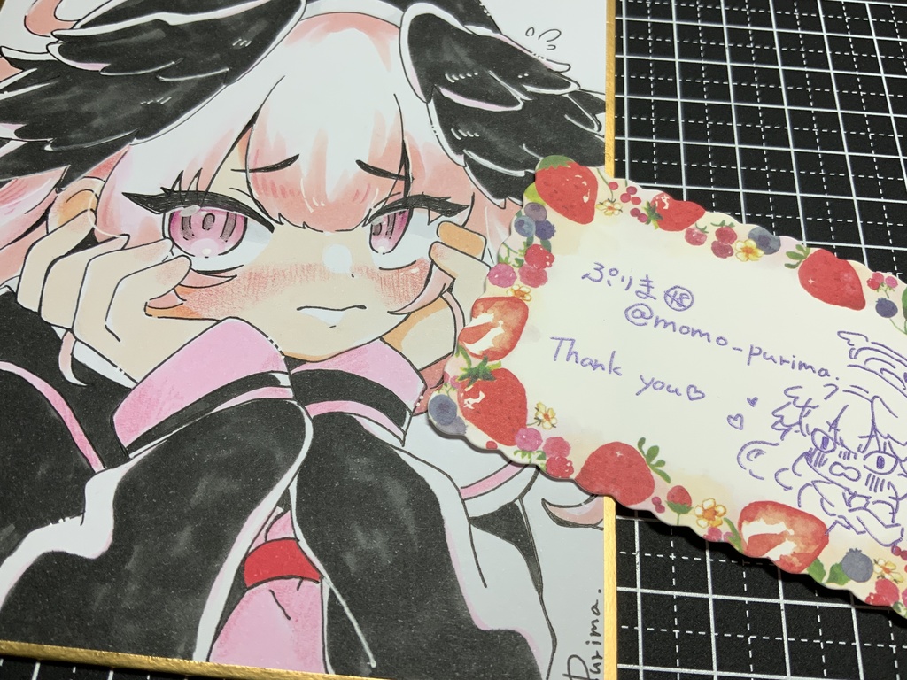 ブルアカ【コハル】ちゃんミニ色紙