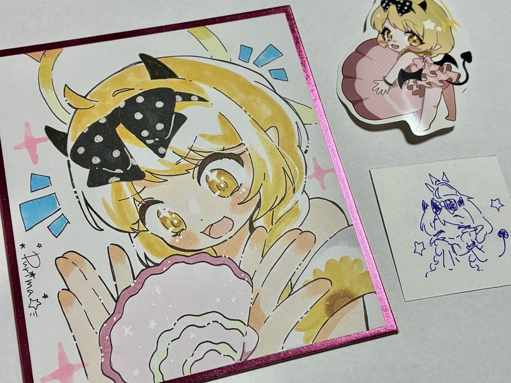 【ブルアカ】ミニ色紙【イブキちゃん】1