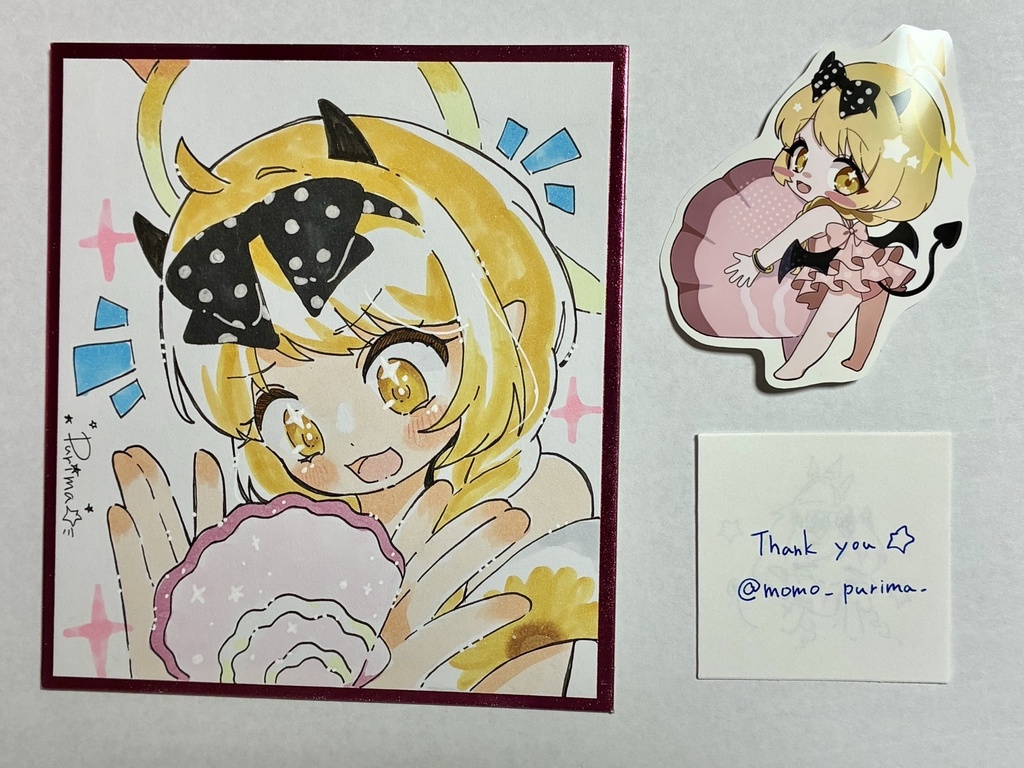【ブルアカ】ミニ色紙【イブキちゃん】1
