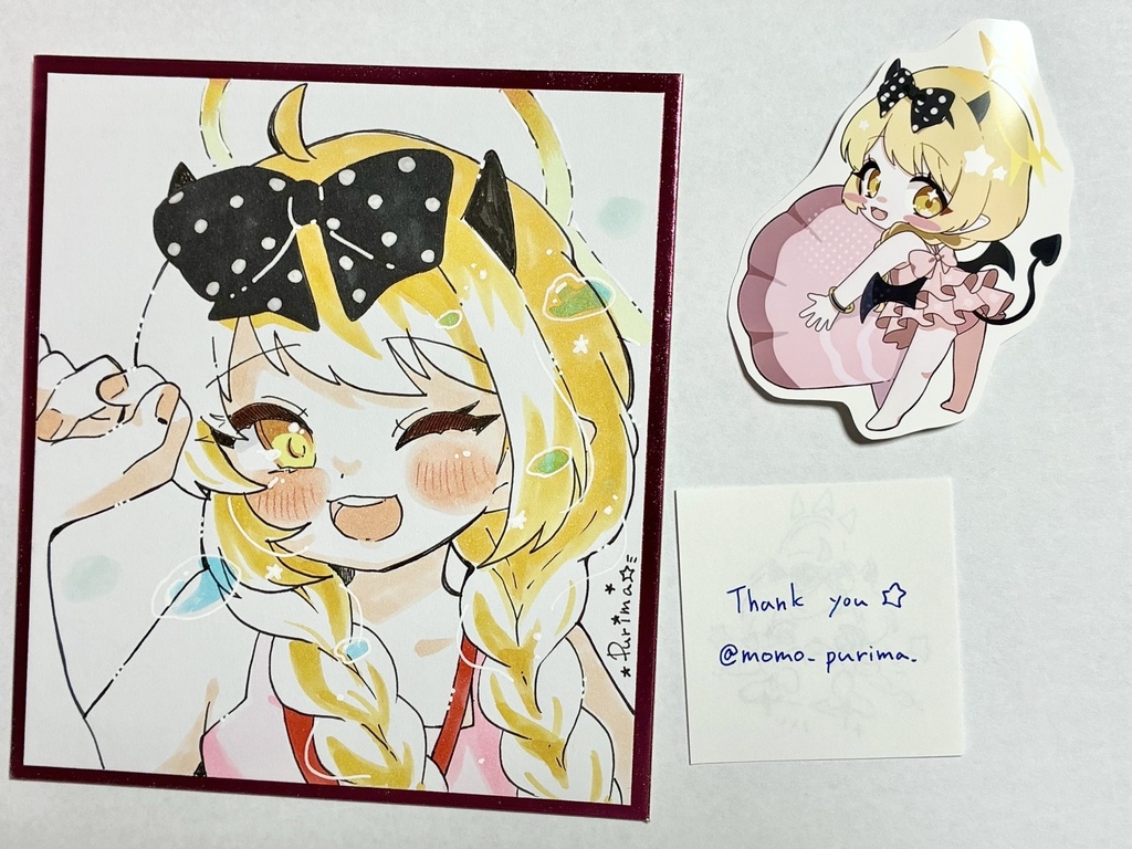 【ブルアカ】ミニ色紙【イブキちゃん】