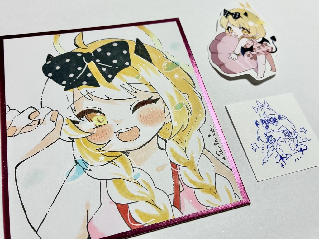 【ブルアカ】ミニ色紙【イブキちゃん】