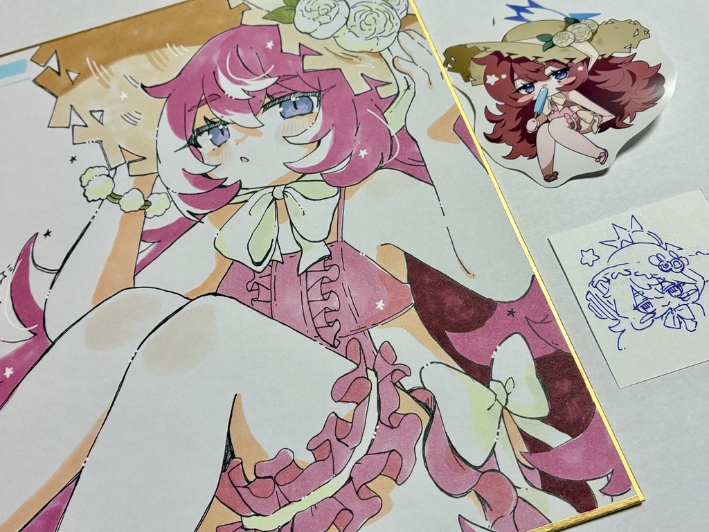 【ブルアカ】中色紙【イロハちゃん】