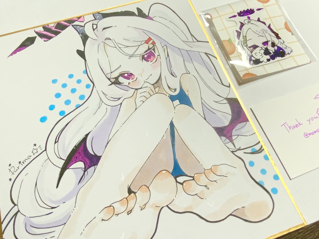 【ブルアカ】中色紙【ヒナちゃん】