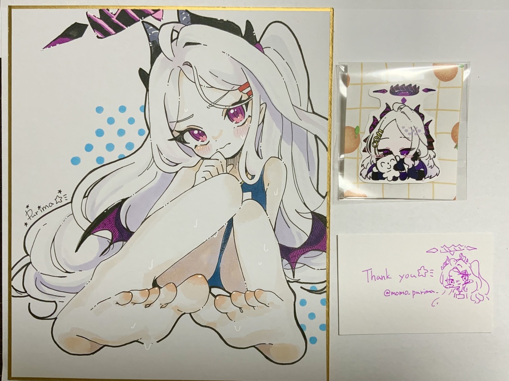 【ブルアカ】中色紙【ヒナちゃん】