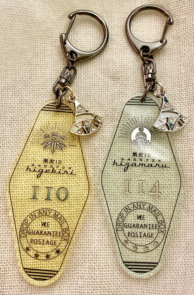 源氏兄弟モチーフモーテルアクリルキーホルダー