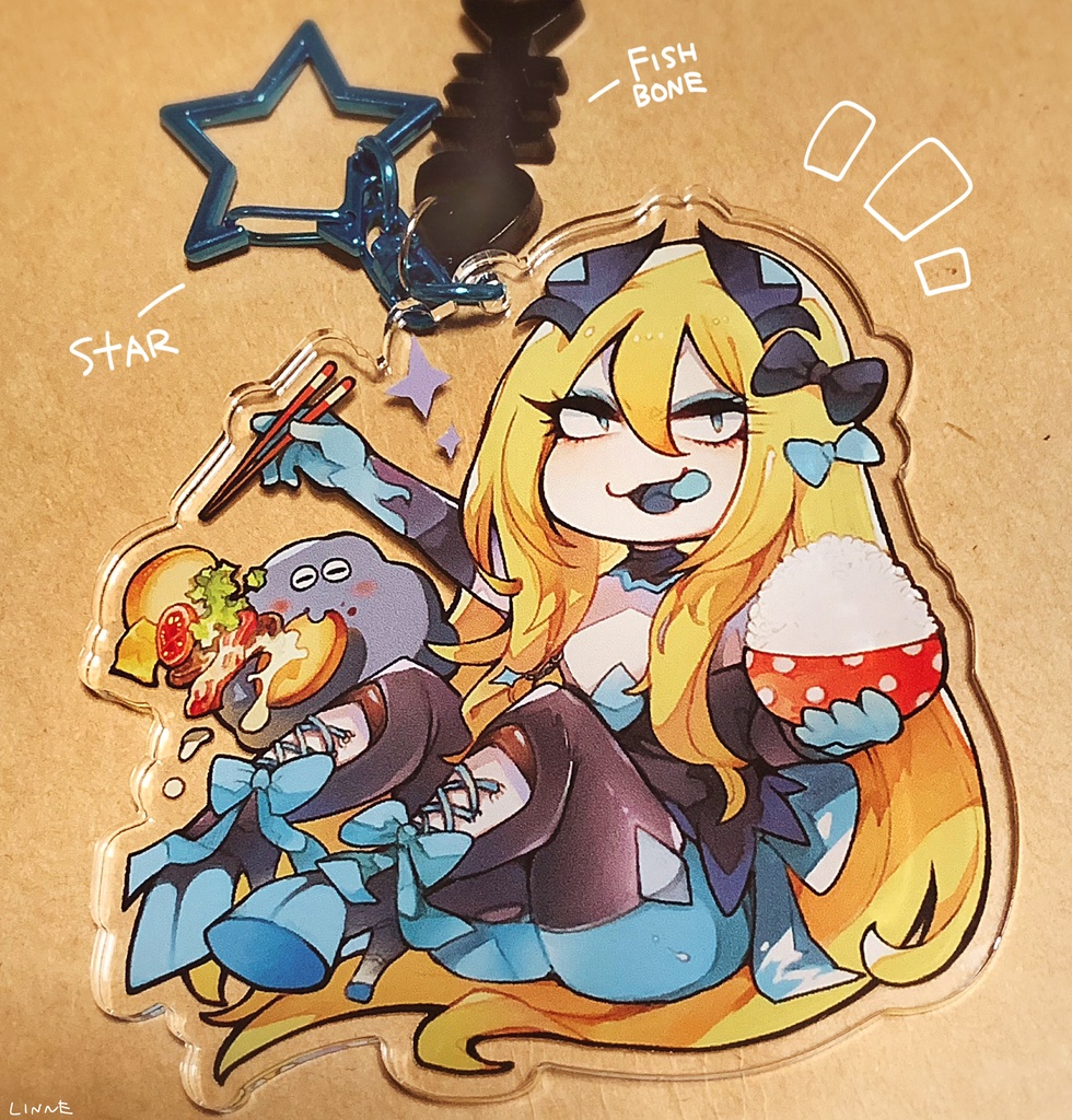 エスカリンとぷんの「おかわり！」アクキー