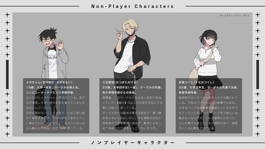 エモクロアTRPGシナリオ「嘘つきどもに祝福を」