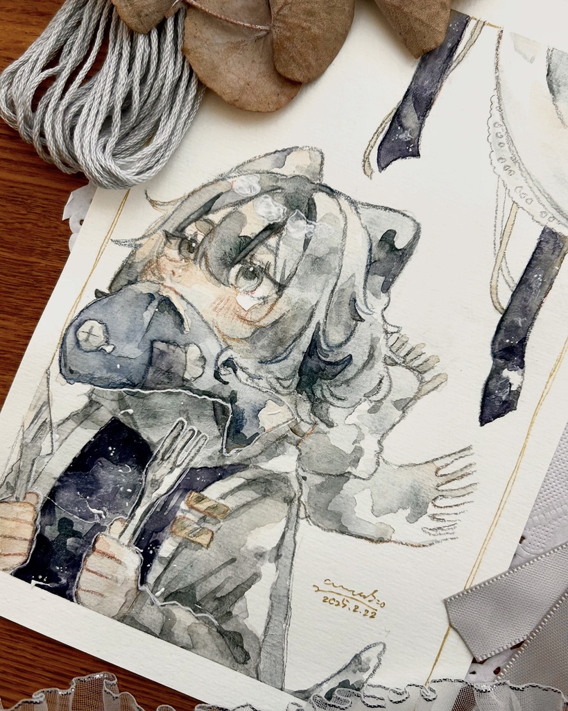 水彩原画 ひよらすⅣ