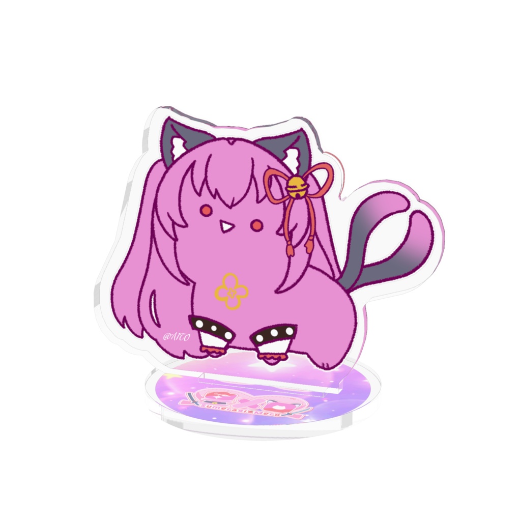 9/30まで販売【6周年記念】アレ?な猫顔【アクリルフィギュア】