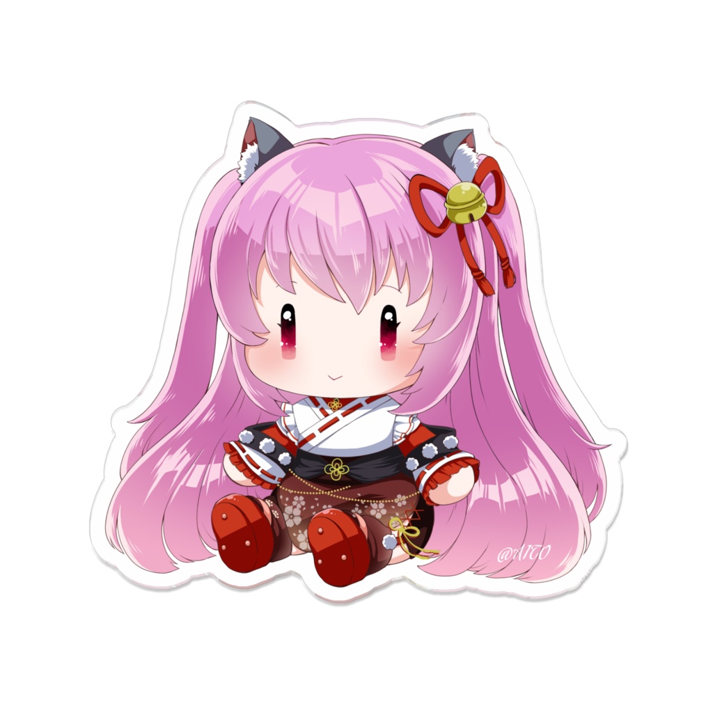 【#誕生日2025】ぬいぐるみ風アクリルバッジ【#皇メロ】