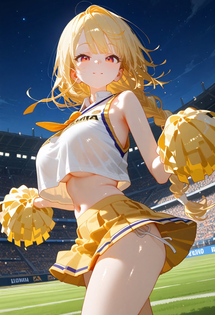 いっぱい応援してくれる濡れチアガールCG集 4K