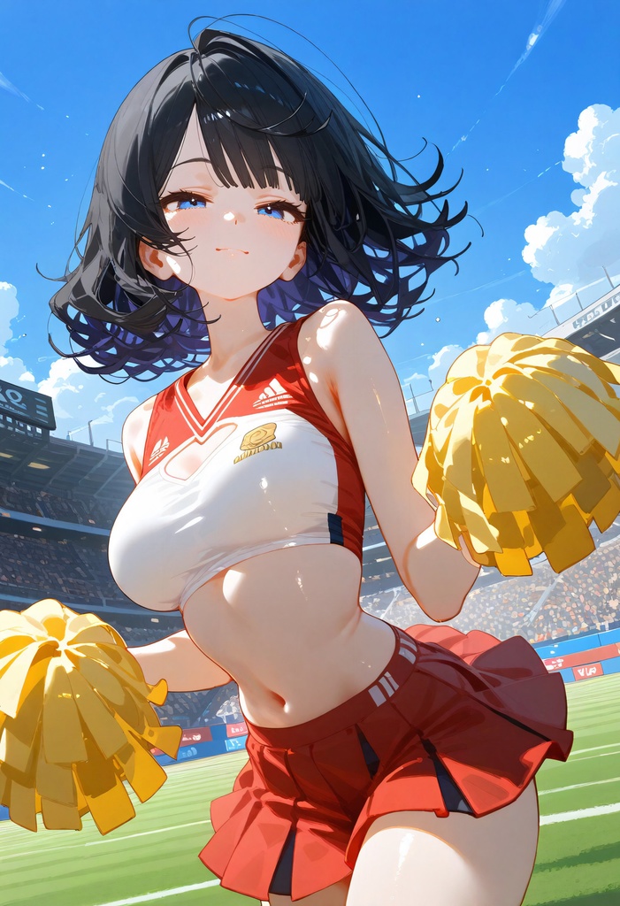 いっぱい応援してくれる濡れチアガールCG集 4K