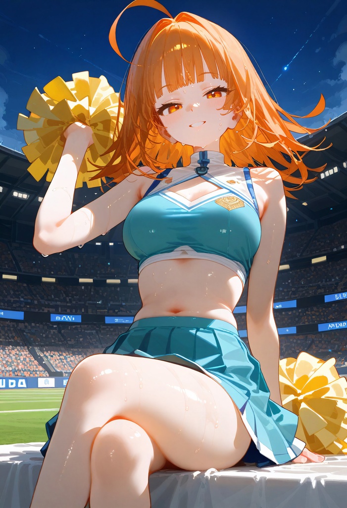 いっぱい応援してくれる濡れチアガールCG集 4K