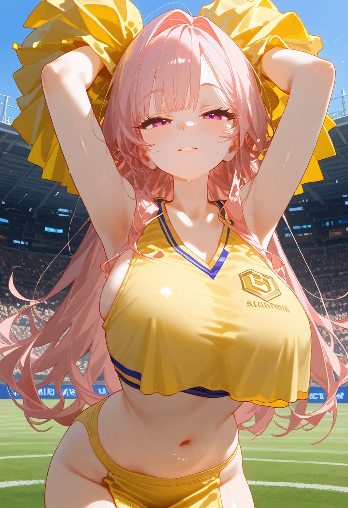 いっぱい応援してくれる濡れチアガールCG集 4K