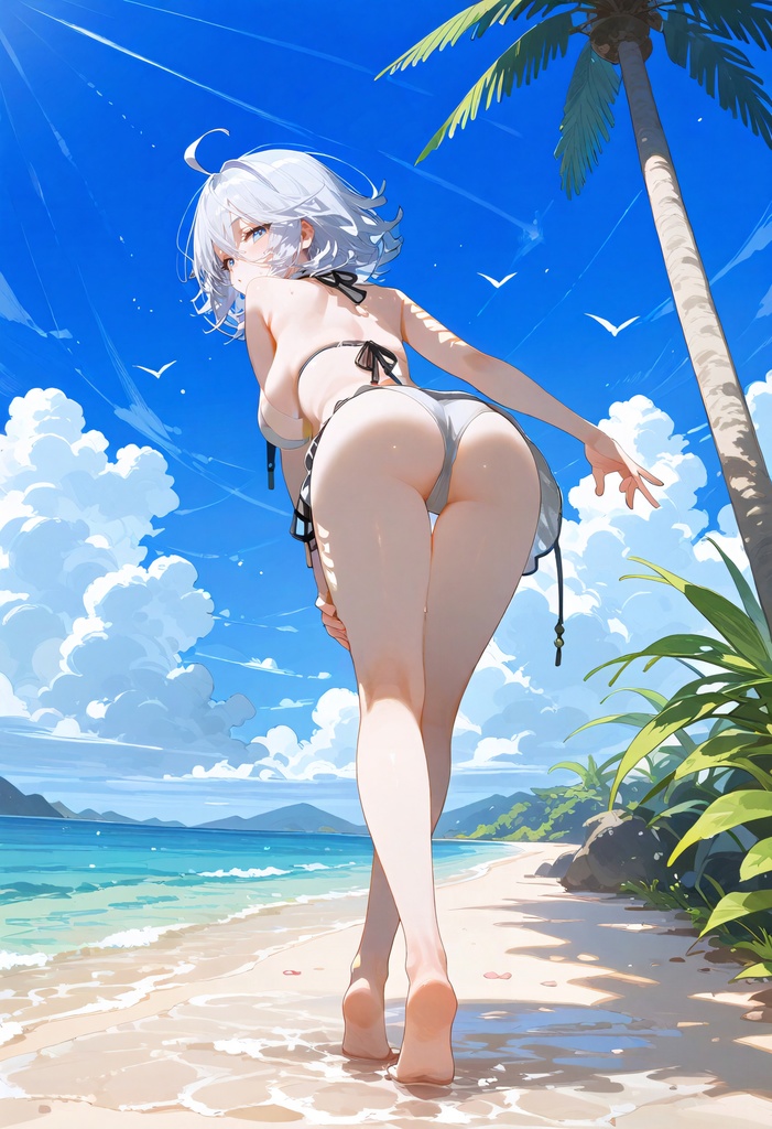 いっぱいおっぱい水着の女の子CG集♪ 4K 全年齢版