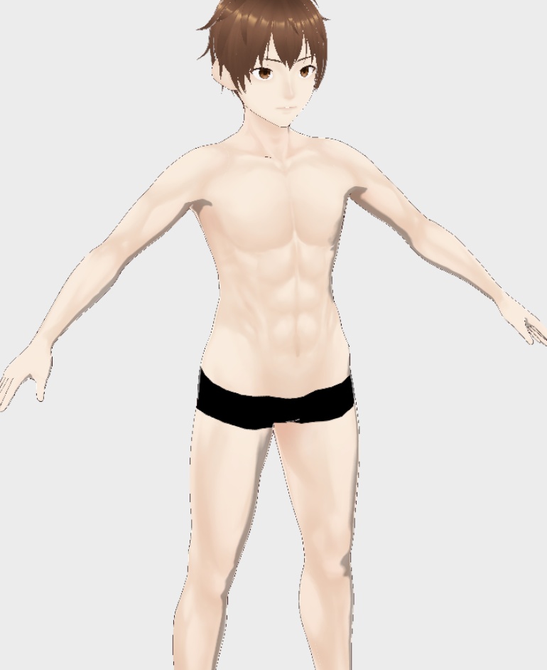 【Vroid用テクスチャ】男性メンズ筋肉肌【商用利用OK】