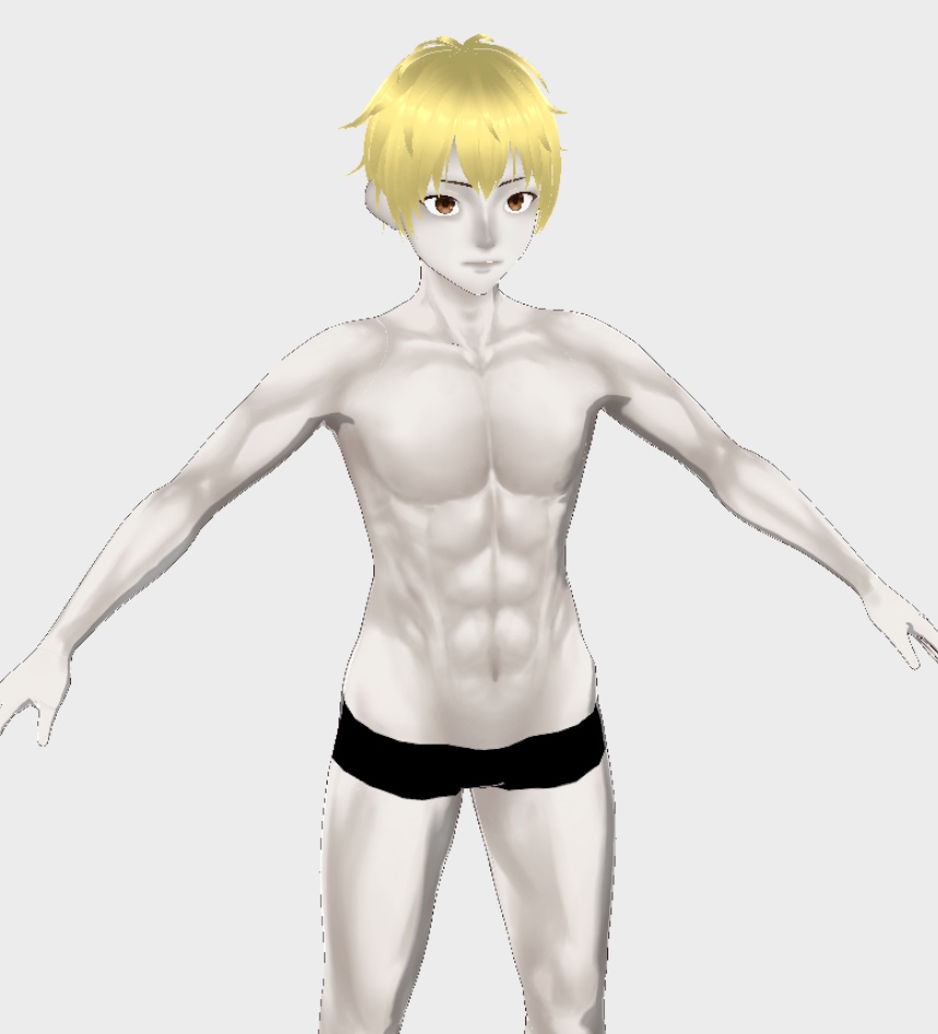 【Vroid用テクスチャ】男性メンズ筋肉肌【商用利用OK】