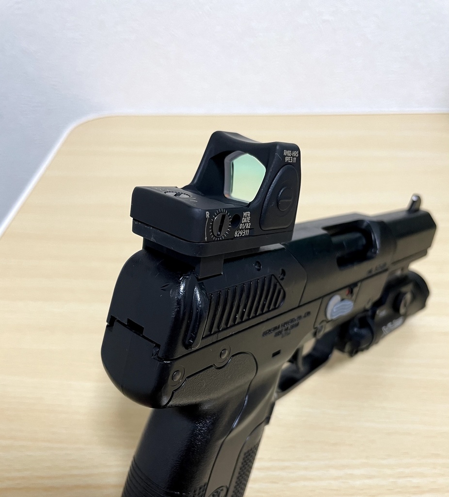 EXB2CO2ガスブローバック FN Five-seveN専用RMRサイトマウント