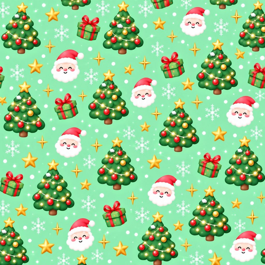 クリスマスデジタルペーパー10枚セット