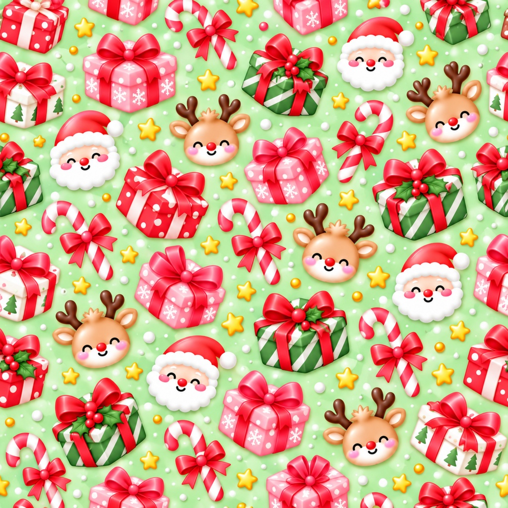 クリスマスデジタルペーパー10枚セット