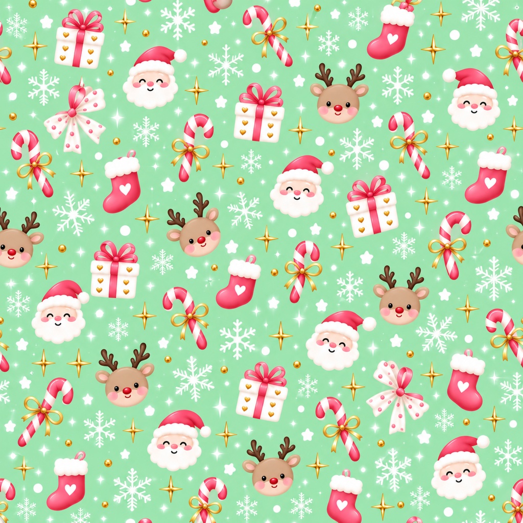 クリスマスデジタルペーパー10枚セット