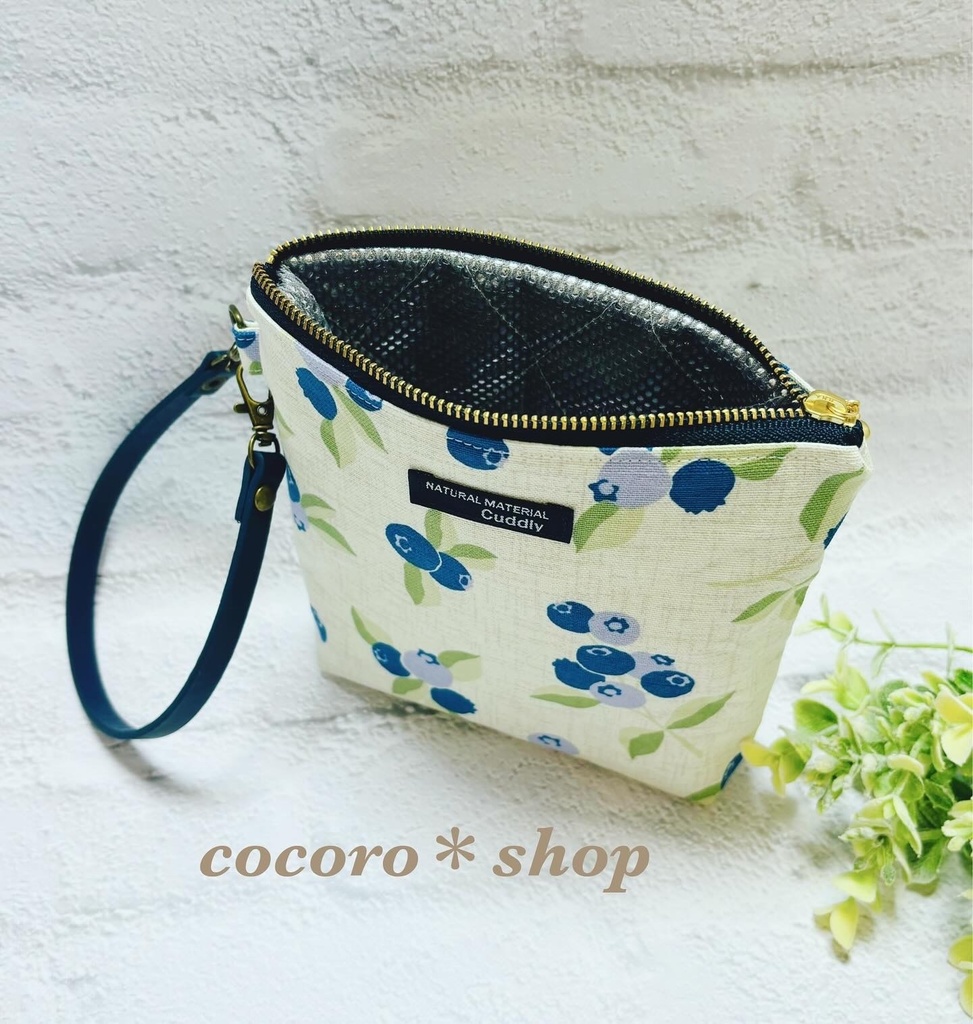 保冷ポーチ ブルーベリー