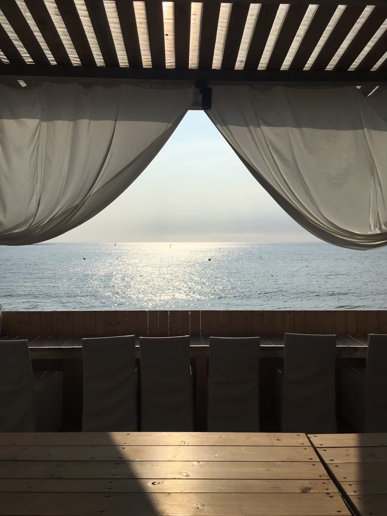 海の家から見る海6