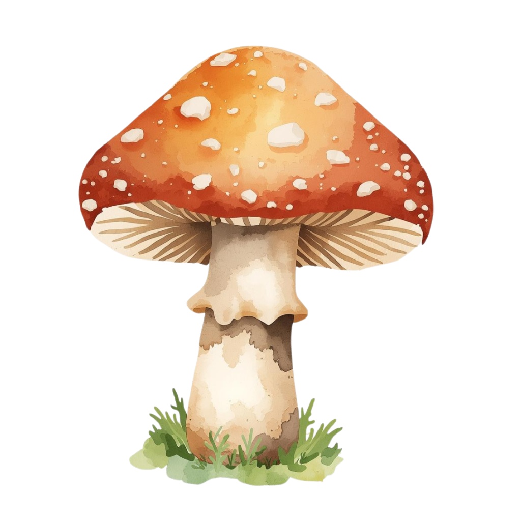 水彩画風 秋の食べ物クリップアートセット(20種)/ナチュラルで可愛い素材集