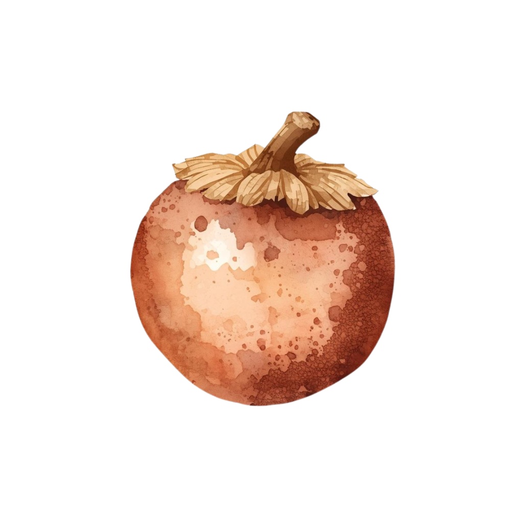 水彩画風 秋の食べ物クリップアートセット(20種)/ナチュラルで可愛い素材集