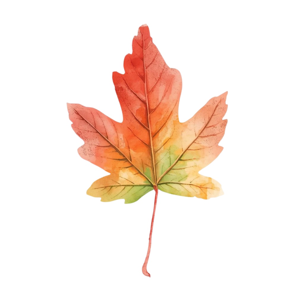 水彩画風 秋の食べ物クリップアートセット(20種)/ナチュラルで可愛い素材集