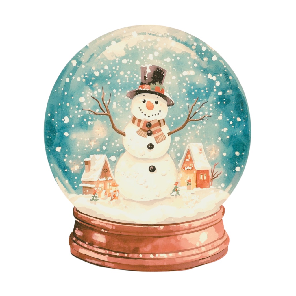 【クリスマスシリーズ】キラキラ水彩・レトロクリスマスクリップアート 30点セット