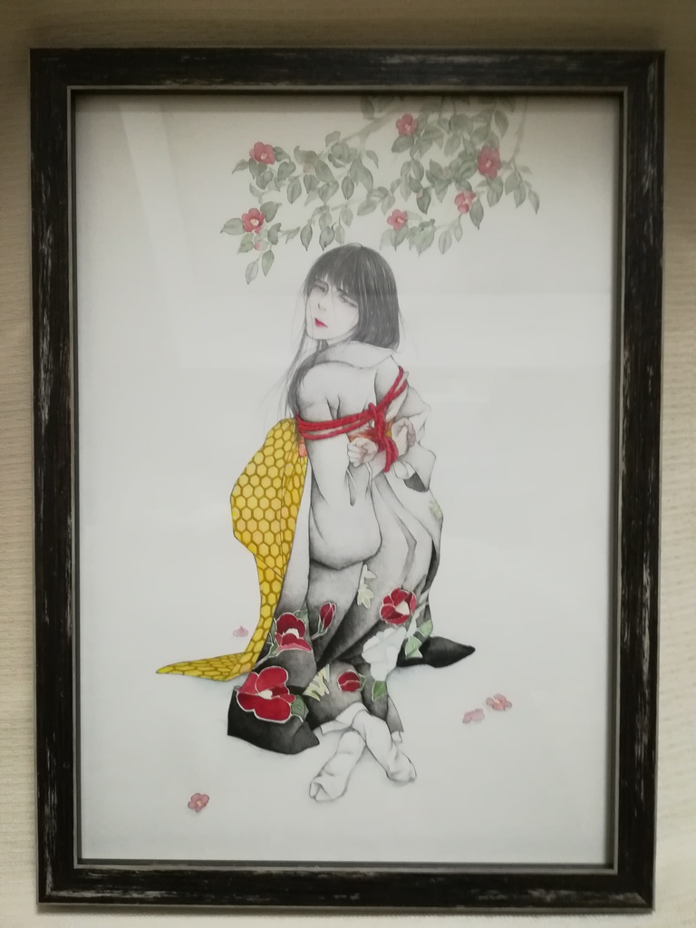 原画【はな おちて】