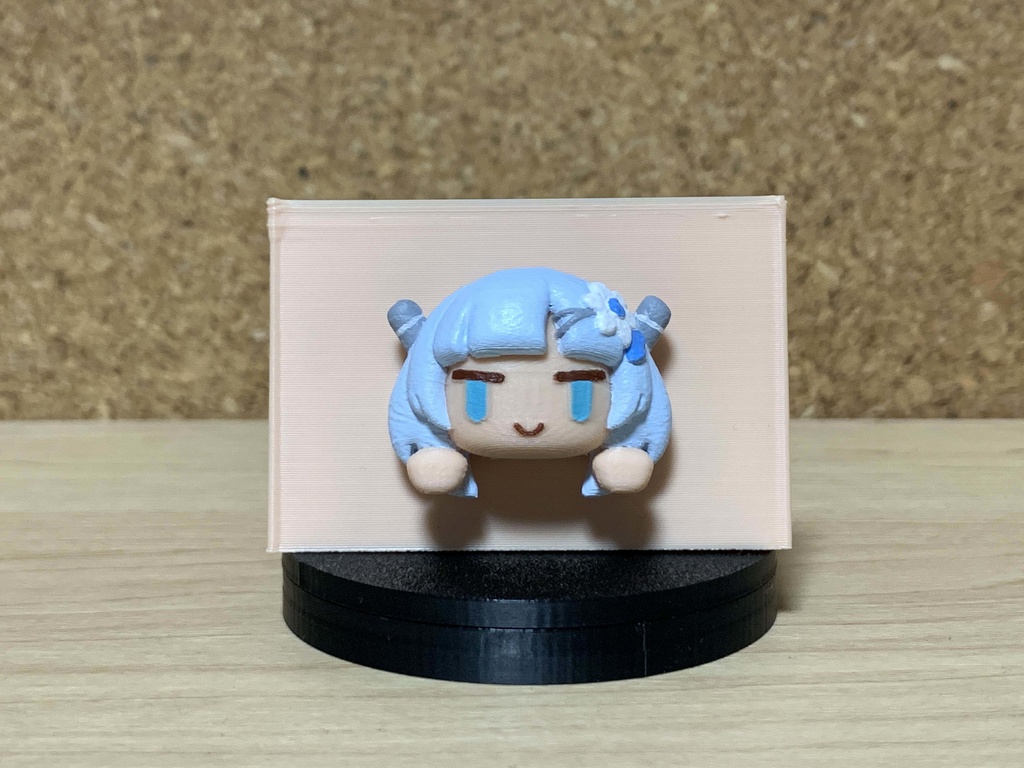 【STL】３Dプリント用雪さん