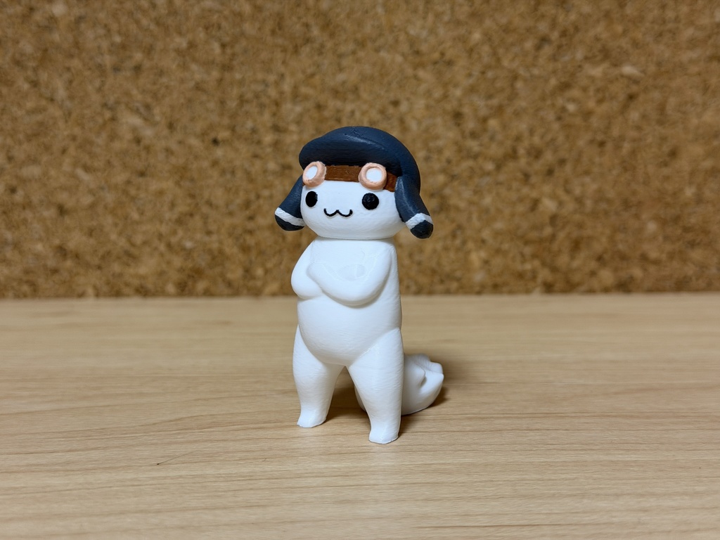 仁王立ちもち公