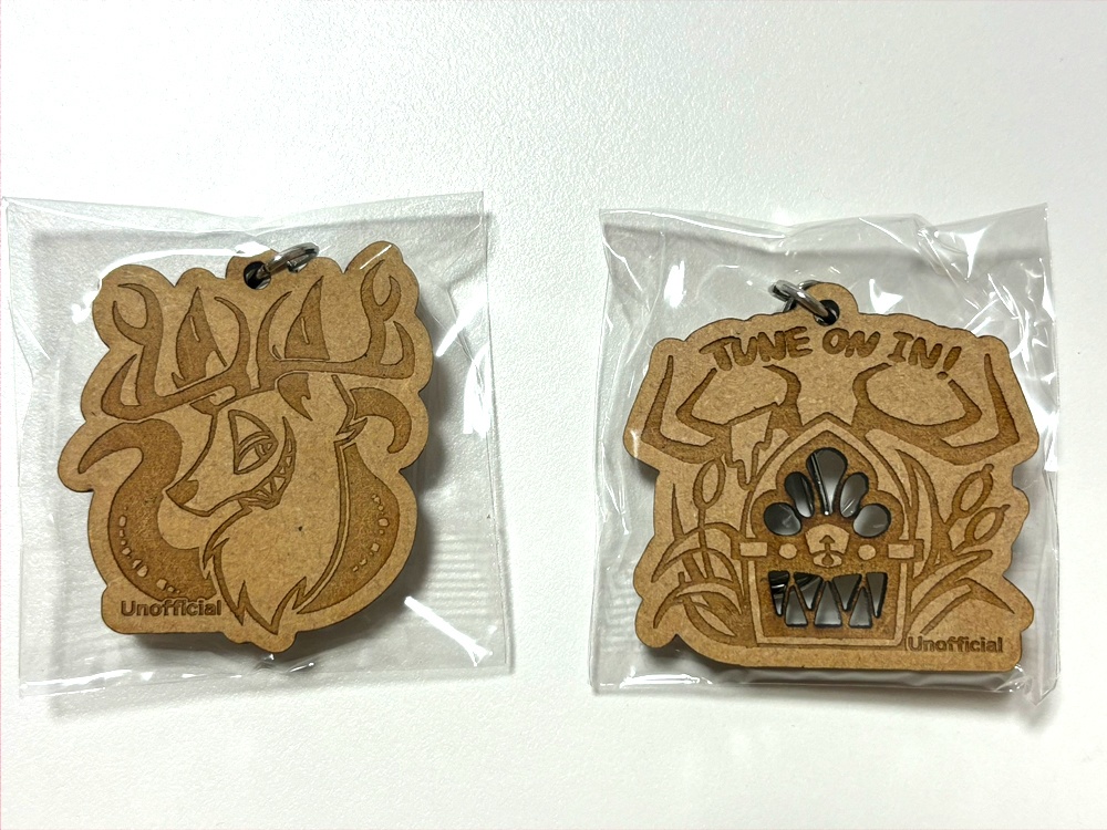 HAZBIN 木製キーホルダー