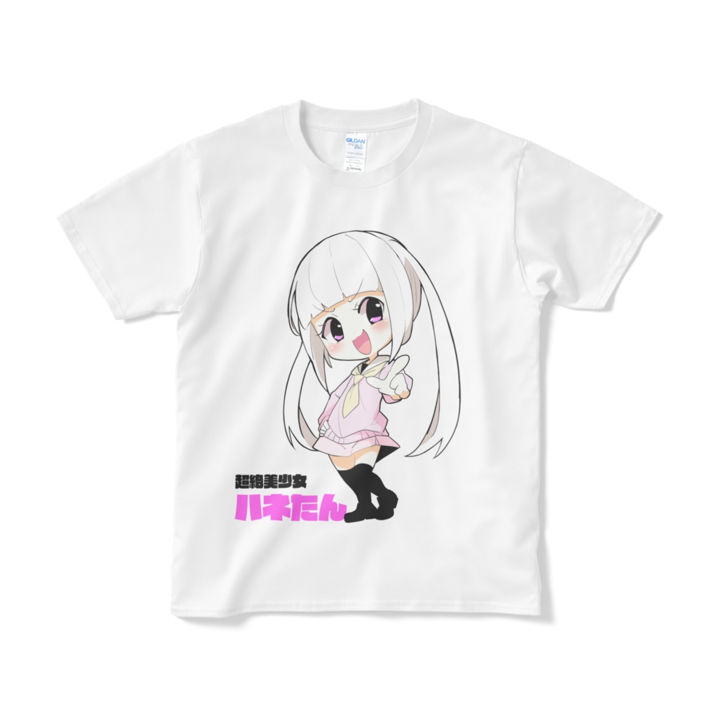 ハネたん超絶美少女tシャツ ハネたん 魔法陣heart ショップ Booth