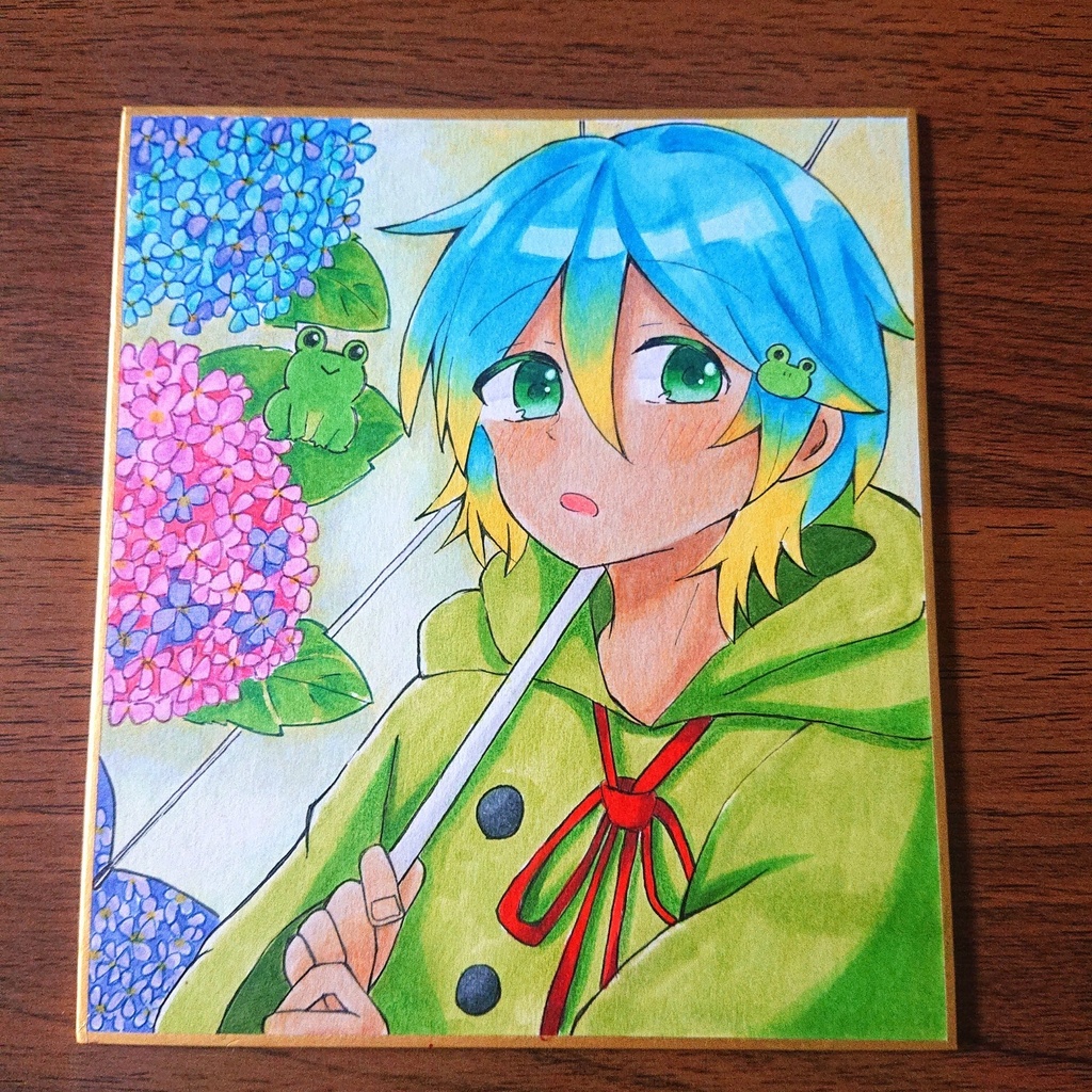 ミニ色紙 原画