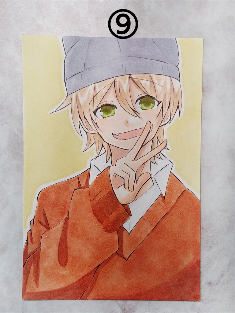 オリジナルイラスト ハガキサイズ 原画