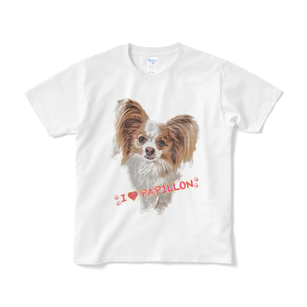 I ❤️ PAPILLON Tシャツ ホワイト