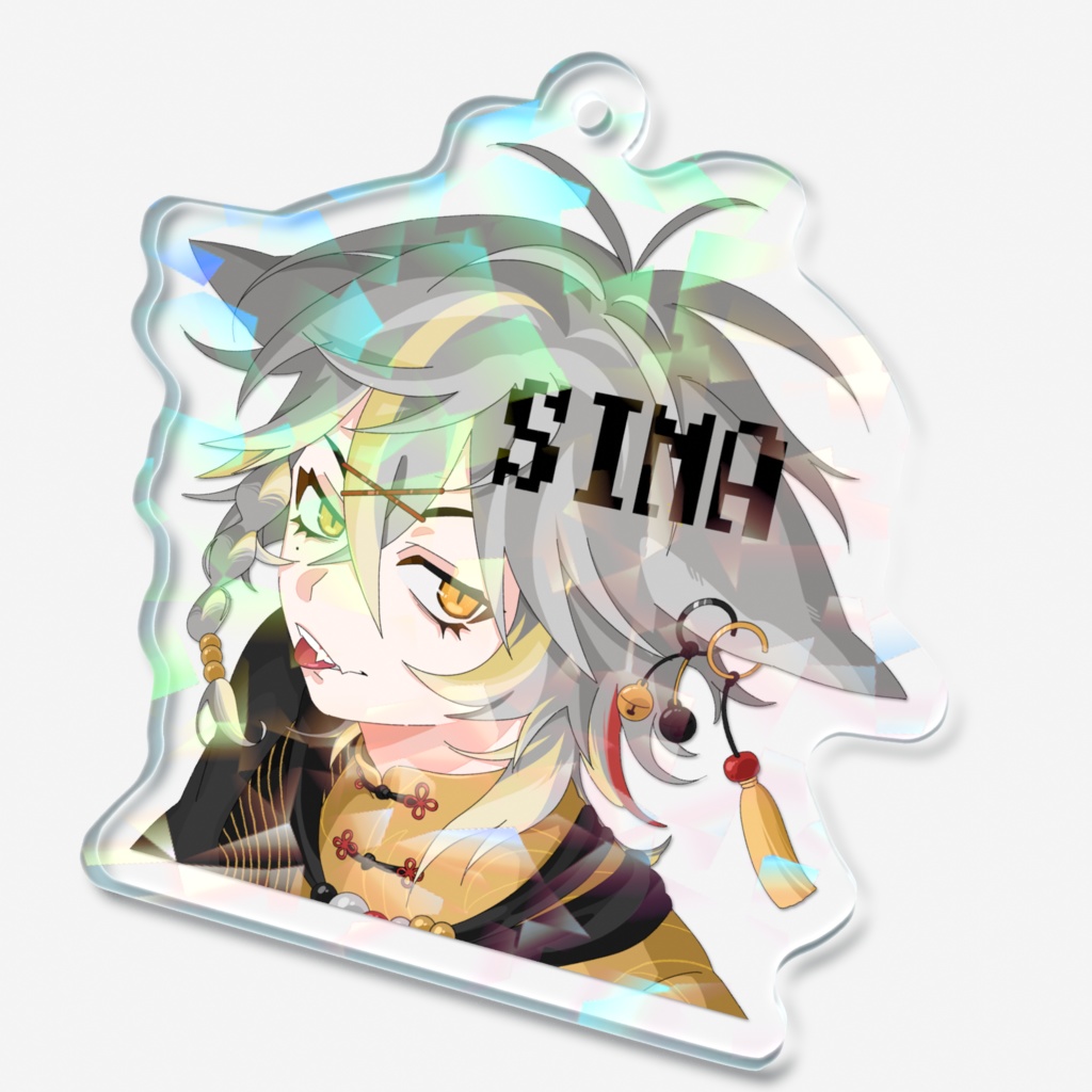 狼疋シマ アクリルキーホルダー