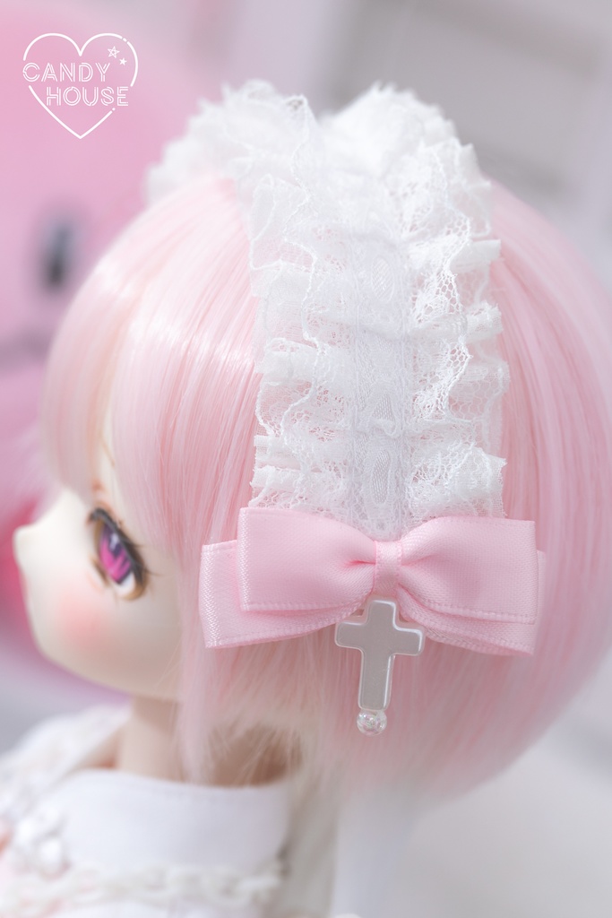 MDD服 天使チャイナセット(パステルピンク)1/4ドール服