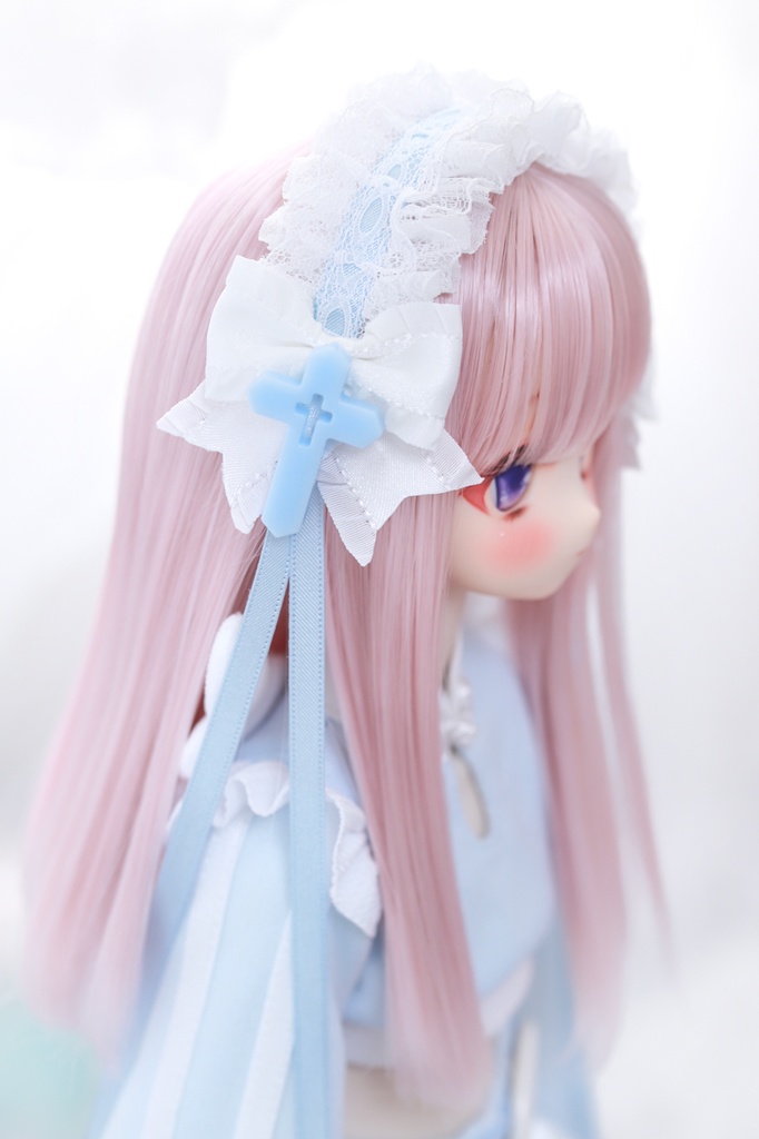 MDD服 へそだし天使チャイナセット 1/4ドール服 水色