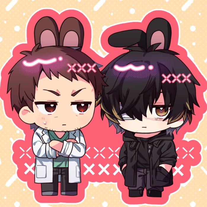 タクトワうさみみアクリルキーホルダー