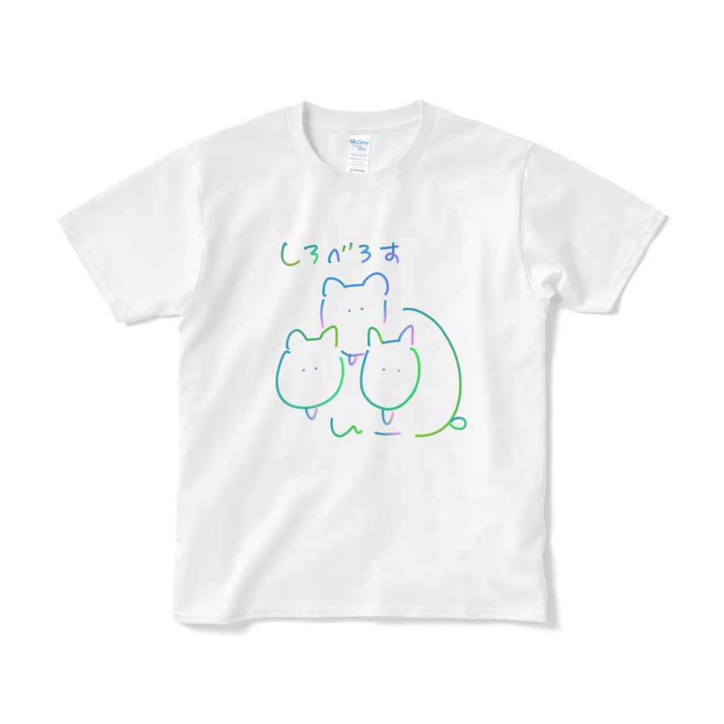 しろくろべろすTシャツ