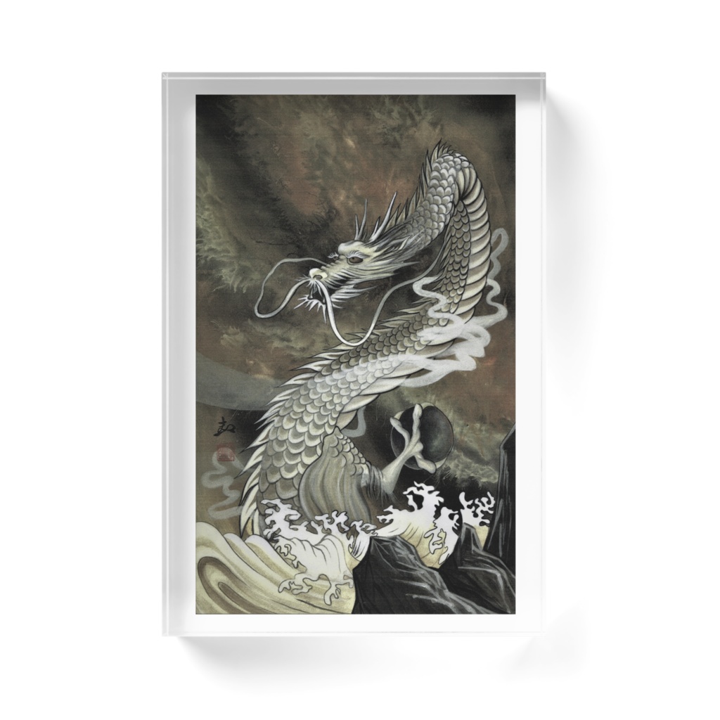 龗洞アクリルブロック