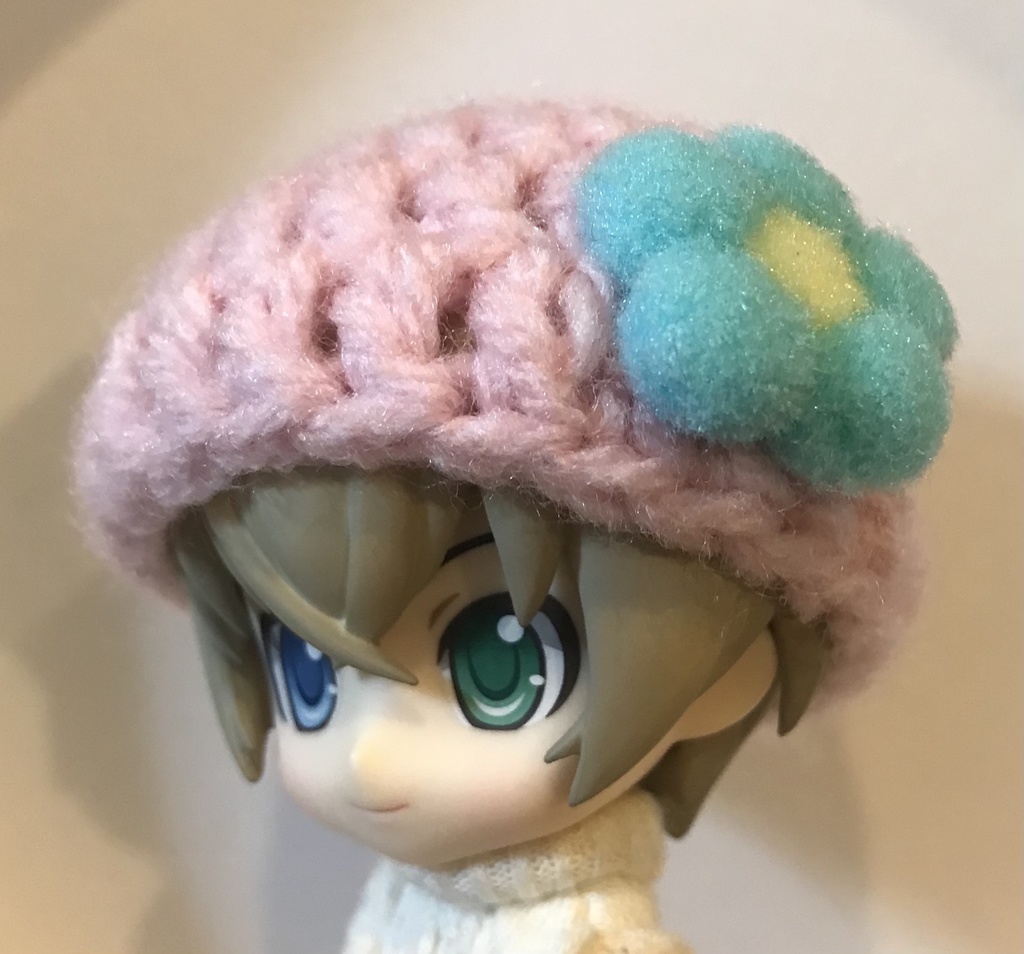 お花付き帽子