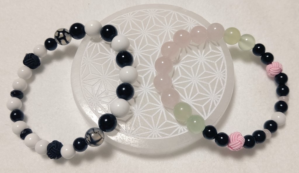 鬼滅の刃オリジナル 天然石ブレスレット