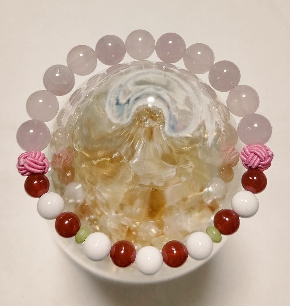 鬼滅の刃オリジナル 天然石ブレスレット